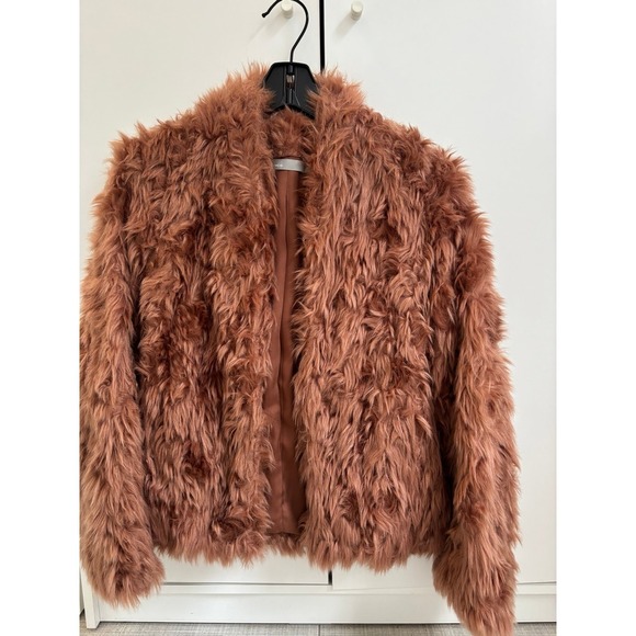Vince Plush Faux Fur Jacket - Picture 4 of 4